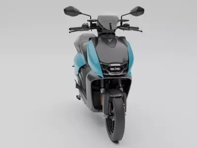 Scooty Low-poly 3D model