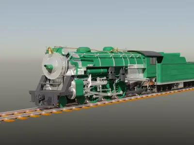 Southern Ps-4 Pacific 4-6-2 3D model