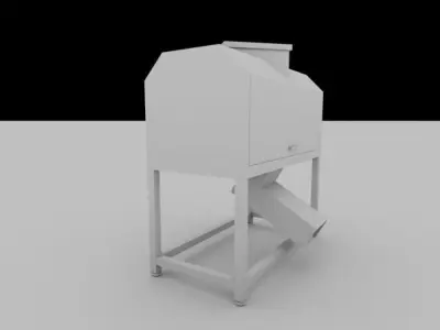 PITER SLICER MACHINE Low-poly 3D model