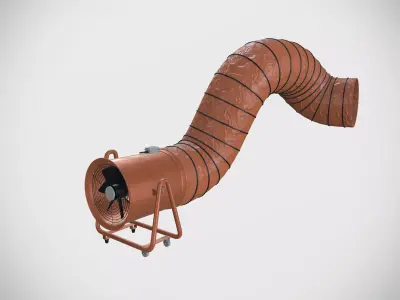 Industrial Portable Ventilation System 3D model