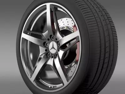 Mercedes Benz AMG GT S wheel 3D model