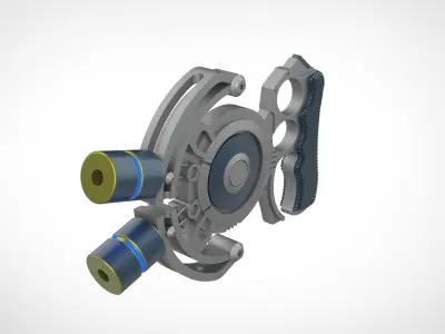 Batman Line Launcher from game Arkham City  3D print model