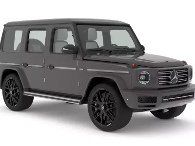 Mercedes AMG G63 with Interior 3D model