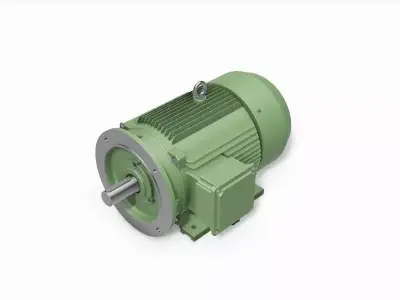 200L B35 Right IEC electric motor - 3D CAD model 3D model