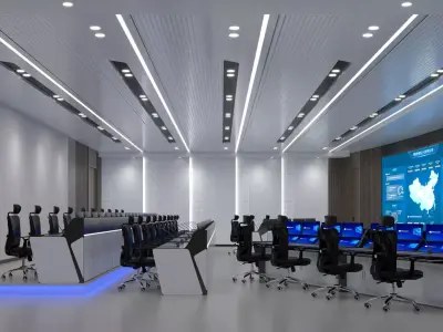Control Room 05 3D model