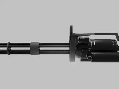 Classic Army M134-A2 minigun Free 3D model