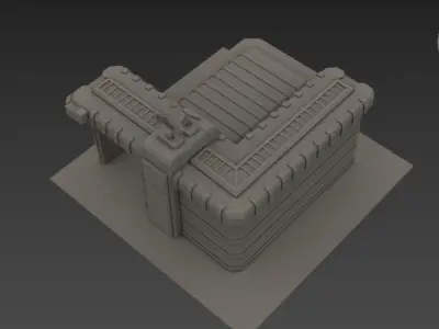 RTS War Factory 3D model