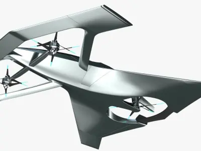 The Aston Martin Volante Vision Concept 3D model
