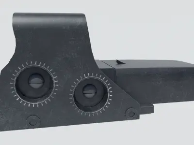eotech552 gun sight Low-poly 3D model