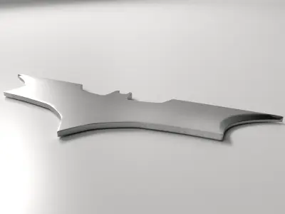 Batarang batman logo 3D model