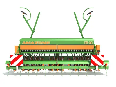 Amazone Seed Drill 3D model
