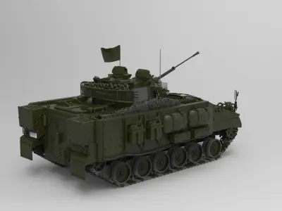 Warrior Apc  Armored vehicle   3D model
