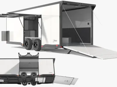  ATC Enclosed Car Hauler Trailer Simplified 