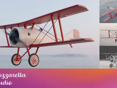 Biplane  3D model