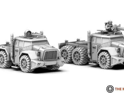 Ironblood - Juggertruck base set 3D print model