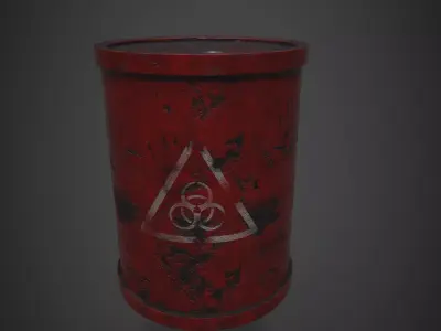 Toxic Can Free 3D model