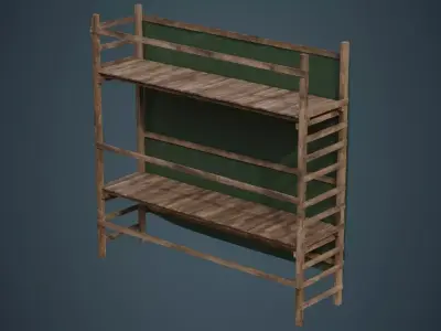 Scaffold 3A Low-poly 3D model