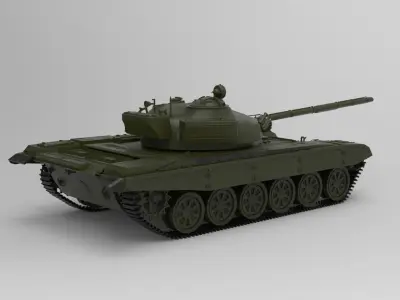 Tank T-72 3D model