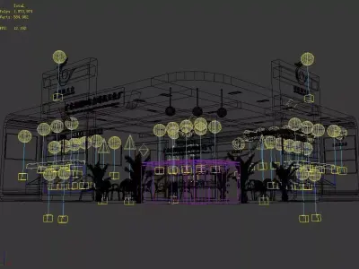 Exhibition - Area - 9X9-3DMAX2009-0129 3D model