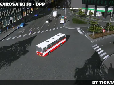 Karosa B732 Low-poly 3D model