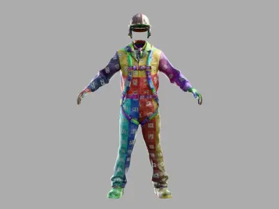 Dock Worker Outfit 1 3D model