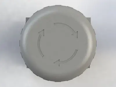 Botao de Emergencia Emergency Button 3D model