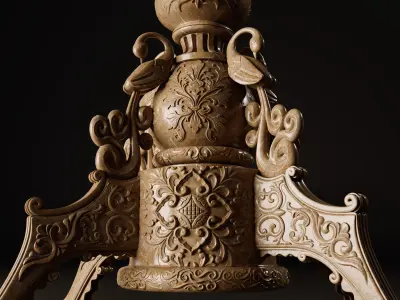 Vintage Pillar  3D print model purchase