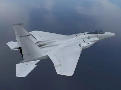 McDonnel Douglas F15 Eagle Low-poly 3D model