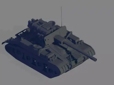 M56 Tank 3D model