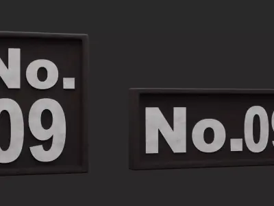 Modular Shop No 09 Free low-poly 3D model