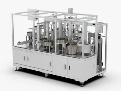 Automatic Bearing Assembly Machine 3D model