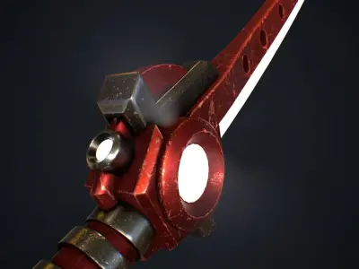 Sci-Fi Sword - 3D Prop Low-poly 3D model