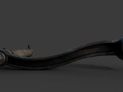 Crank Handle 3D Model - Free High-Poly Asset  Free 3D model