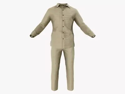Driver Dress Low-poly 3D model