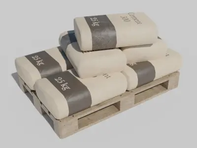 Industrial Goods Pallet 3D Model Pack