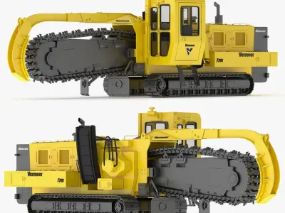 Vermeer T755III Pipeline Trencher 3D model