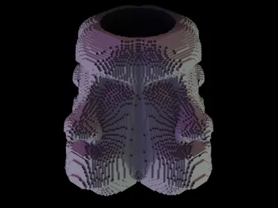 Moai Statue Pencil Holder  3D print model