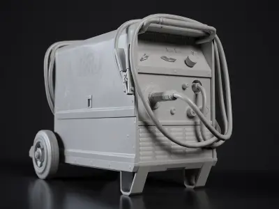 Welding machine Low-poly 3D model order