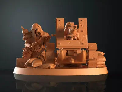 Traitor HMG Team 3D print model