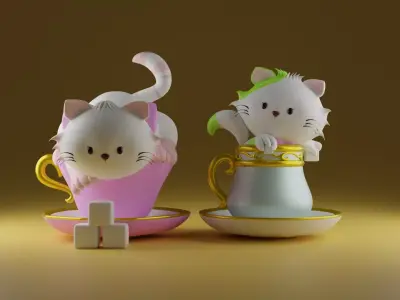 Tea time 2 3D print model