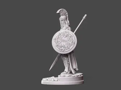 Greek God - Zeus - 35mm Scale 3D print model