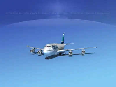 Boeing 747-400 Corsair 3D model