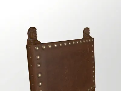 Chair 02 Low-poly 3D model