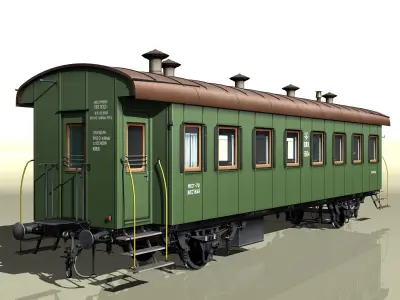 passenger carriage 3D model