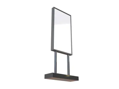Advertising Display Mockup v1 001 Low-poly 3D model