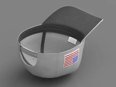 Trump 2028 Gray Cap 3D model