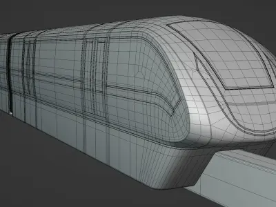 Elevated trains bundle II 3D Model Pack