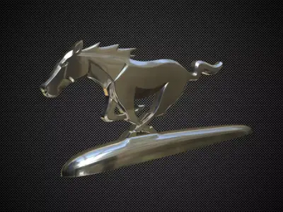 horse logo 3D model