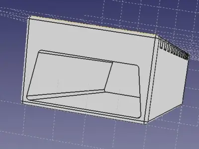 Repose pied Peugeot 103 SPX Free 3D model