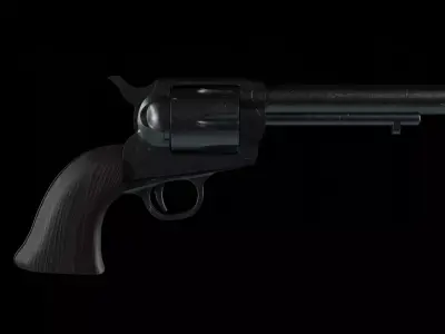Revolver 3D model purchase